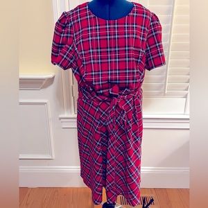 Draper James plaid dress size 18
